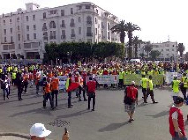 معطلو محضر 20 يوليوز ينضمون إلى مسيرة يوم الغضب ويواصلون حشد الدعم لملفهم