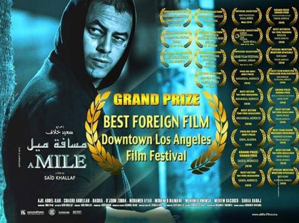 الفيلم المغربي" مسافة ميل بحذائي" يفوز بالجائزة الكبرى بمهرجان لوس انجلوس