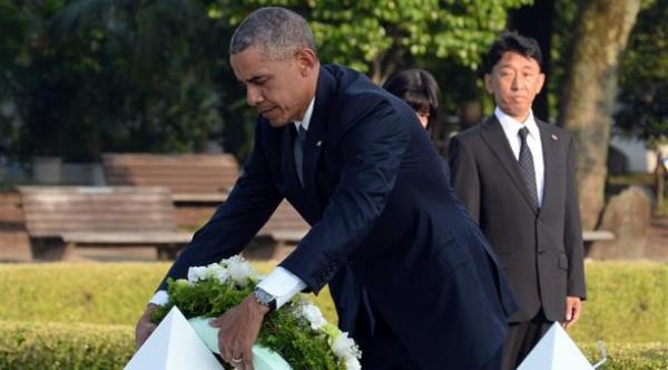 أوباما في زيارته التاريخية لهيروشيما: يأسف ولا يعتذر