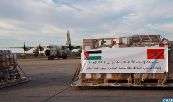 دعما لساكنة غزة.. وصول طائرتين عسكريتين مغربيتين إلى مطار العريش محملتين بمساعدات إنسانية