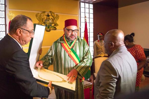 الملك محمد السادس يوجه الدعوة لرئيس جمهورية غانا للقيام بزيارة رسمية للمملكة