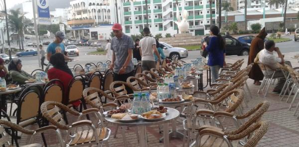 مائدة التسامح للإفطار الجماعي بتطوان من تنظيم جمعية الأفق للتأهيل والتضامن