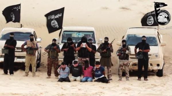 داعش يدعو لقطع رؤوس الجنود المصريين في سيناء