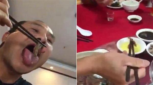 بالفيديو: لن تصدق ماذا يأكل هذا الرجل للحفاظ على صحته