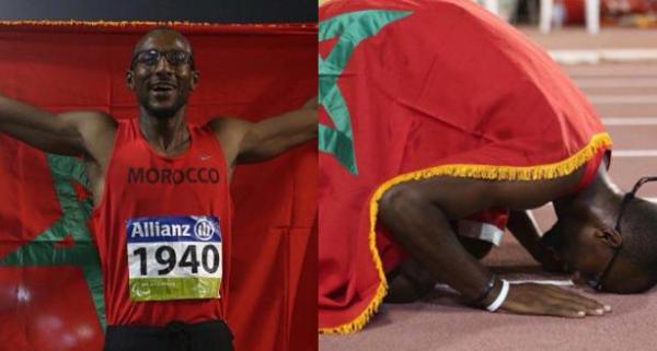 البطل المغربي محمد أمكون يحقق رقما قياسيا جديدا في مسابقة 400 متر