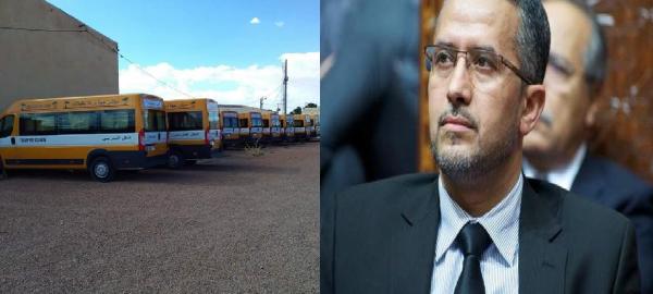 الشوباني يرد على جدل اقتناء حافلات للنقل المدرسي ب 4 ملايير سنتيم