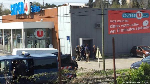 ضابط شرطة يبادل نفسه برهينة في الهجوم المسلح بفرنسا