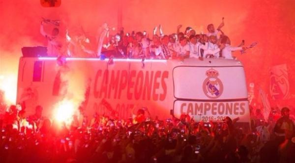 إصابة 28 مشجعاً خلال احتفالات ريال مدريد