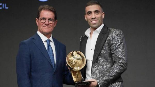 حمد الله يتفوق على محمد صلاح ويحرز جائزة أفضل لاعب عربي
