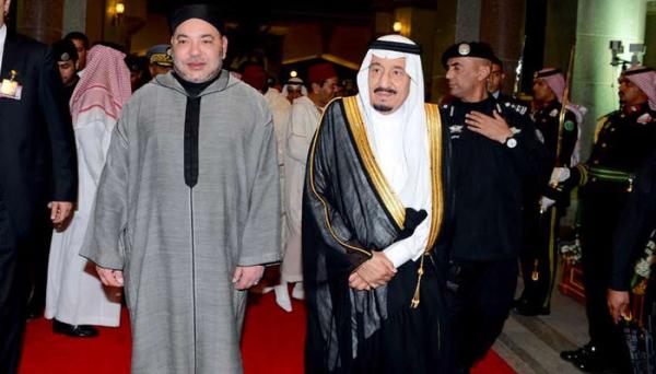 الملك محمد السادس يهنئ خادم الحرمين الشريفين بمناسبة العيد الوطني لبلاده