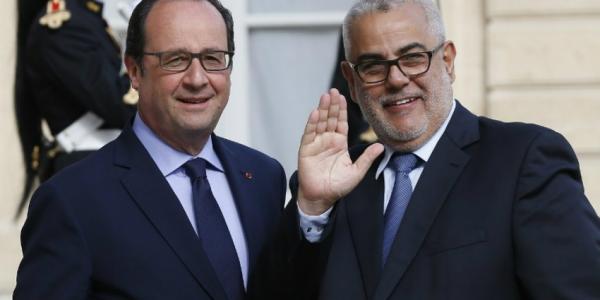 الرئيس الفرنسي يستقبل رئيس الحكومة عبد الإله ابن كيران