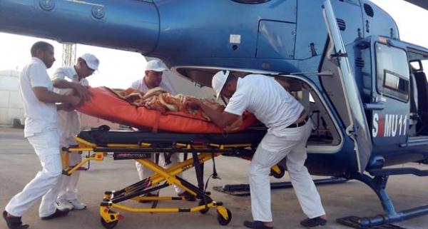 وزارة الصحة تستعين بمروحية طبية لنقل مسن مريض من أعالي جبال أزيلال إلى مستشفى مراكش