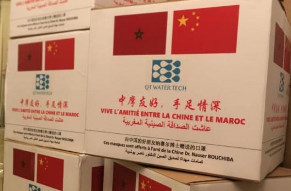 الصين ترسل كمامات واقية من "كورونا" إلى المغرب (صور)