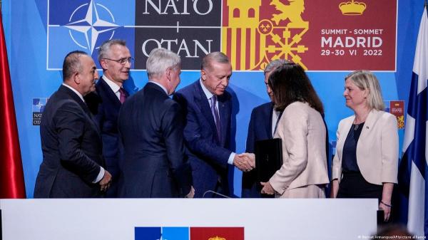 عاجل: تركيا تؤيد انضمام السويد وفنلندا إلى الناتو