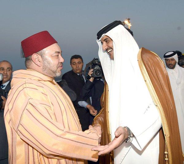 قطر و بشكل رسمي ترد على فبركة صورة للملك محمد السادس