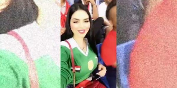 مُشجعة مغربية تُشعل المدرجات العراقية في كأس آسيا..من تكون؟ (فيديو)