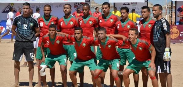 البطولة العربية للكرة الشاطئية بشرم الشيخ : المنتخب المغربي في المجموعة الثانية