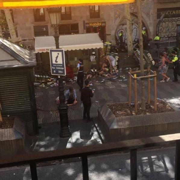 عاجل: سقوط ضحايا في حادثة دهس بإحدى أشهر ساحات برشلونة