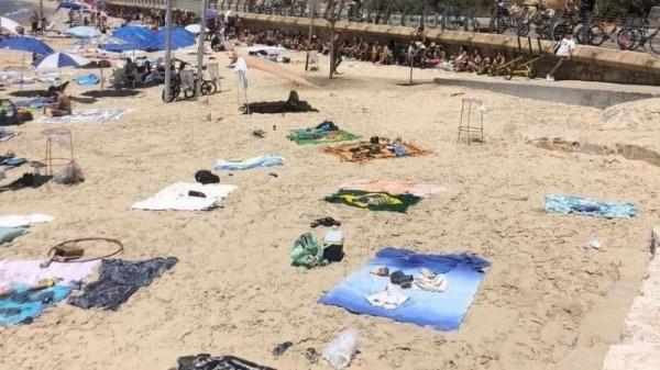 إغلاق شواطئ بوسط إسرائيل بعد القصف الصاروخي من غزة