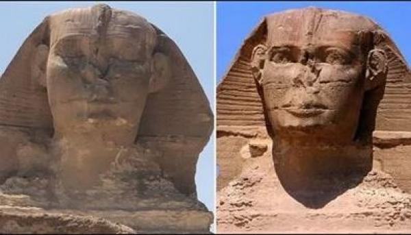 جدل كبير لصورة "أبو الهول" مغمض العينين وخبير بوزارة السياحة المصرية يوضح