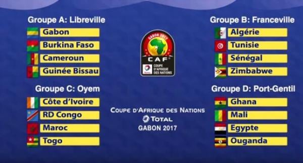 برنامج مباريات المنتخب المغربي في كأس إفريقيا 2017