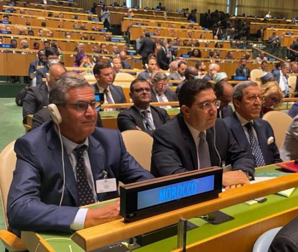 انطلاق اشغال الدورة الـ 77 للجمعية العامة للأمم المتحدة بمشاركة الوفد المغربي الذي يرأسه أخنوش