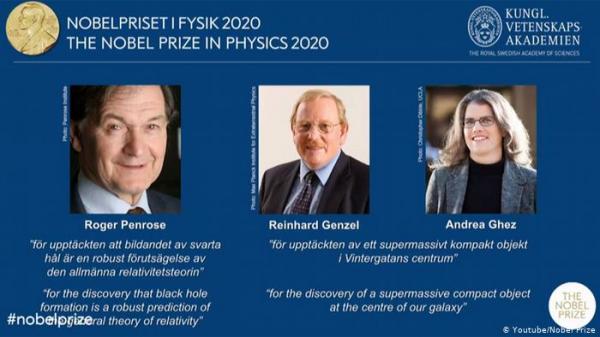 ثلاثة علماء في مجال "الثقب الأسود" يفوزون بجائزة نوبل للفيزياء
