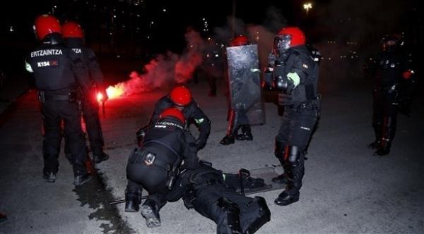 مقتل شرطي إسباني بسبب أعمال شغب بين جماهير بلباو وسبارتاك