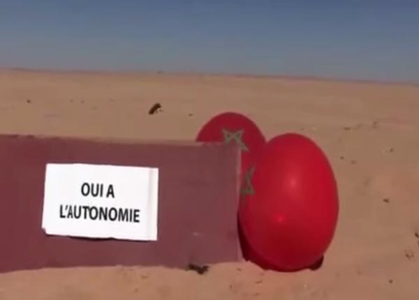 بالفيديو: حركة &quot;كفاية&quot; تتحدى البوليساريو و تنشر العلم المغربي و صور الملك بالمخيمات