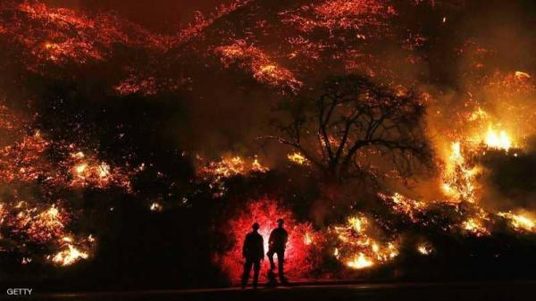 صدمة بأمريكا: حرائق كاليفورنيا تمسح بلدة بالكامل من الخريطة