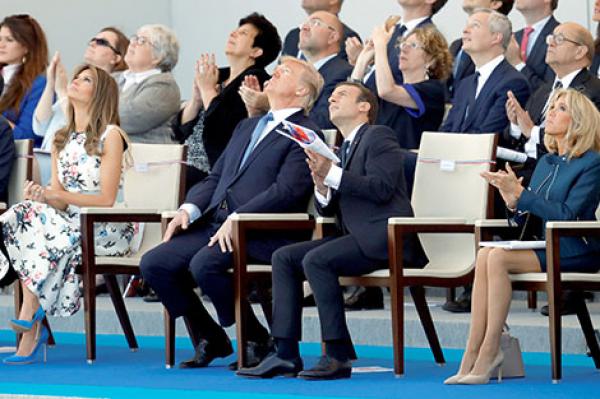 انطلاق احتفالات فرنسا بالعيد الوطني بحضور دونالد ترامب
