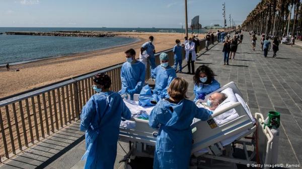 في إسبانيا..البحر يعالج مرضى كورونا