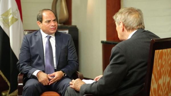 التلفزيون المصري يقع في خطأ فادح عند بث حوار الرئيس السيسي