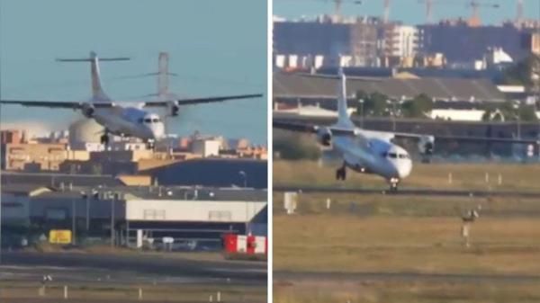 نجاة ركاب طائرة تابعة لـ"لارام" من كارثة محققة بإسبانيا(فيديو)