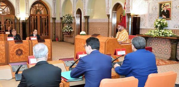 الملك محمد السادس يترأس أول مجلس وزاري سنة 2019