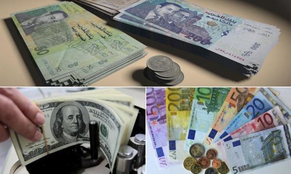 بنك المغرب: الدرهم يرتفع مقابل الأورو والدولار