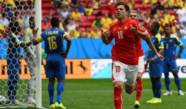 كأس العالم 2014 : سويسرا تفوز على الإكوادور بهدف قاتل! 