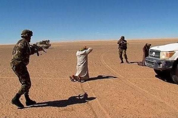 قوات الجيش الجزائري تطلق النار على اثنين من سكان تندوف العزل