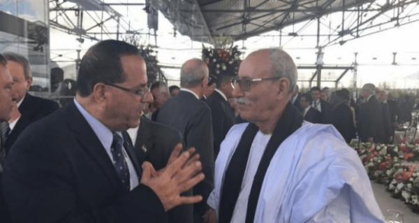 زعيم الجبهة الوهمية إبراهيم غالي يلتقي مع الوزير الإسرائيلي  أيوب قرا