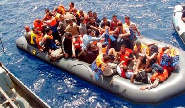 إنقاذ 25 مهاجرا سريا من غرق محقق من قبل البحرية المغربية بمضيق جبل طارق