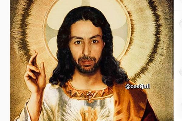 الممثل المغربي "سعيد باي" يثير الجدل بسبب صورة "المسيح"