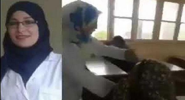 فيديو مثير لتلميذة تعتدي بالضرب على أستاذتها يجتاح مواقع التواصل الاجتماعي