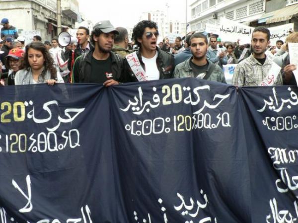 حركة 20 فبراير تعود إلى الساحة ، وهذا هو برنامجها الاحتجاجي الجديد