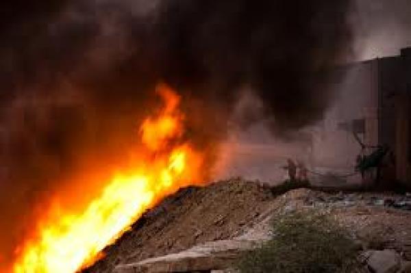 حريق بمستودع للخشب بالدشيرة الجهادية والمجلس البلدي في قفص الإتهام