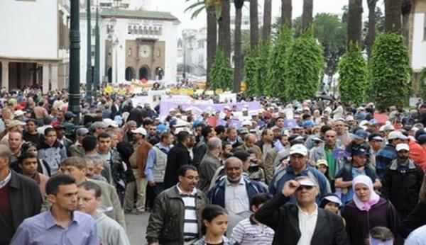 مظاهرة في الرباط ضد الفساد وزيارة &quot;أردوغان&quot;