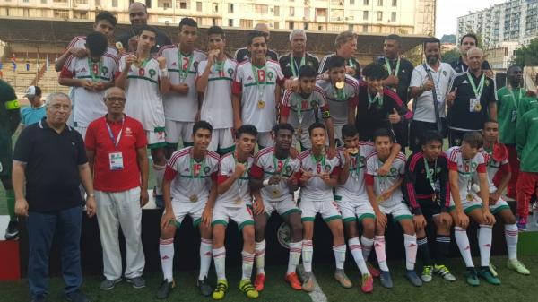 المنتخب المغربي يفوز بالميدالية الذهبية