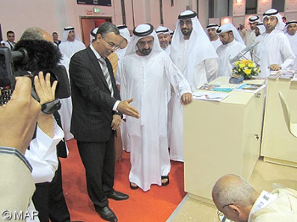 حاكم دبي يزور الرواق المغربي بمعرض سوق السفر العربي 2011