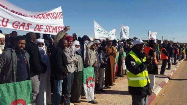 تجدد الاحتجاجات ضد استخراج الغاز الصخري في الجزائر