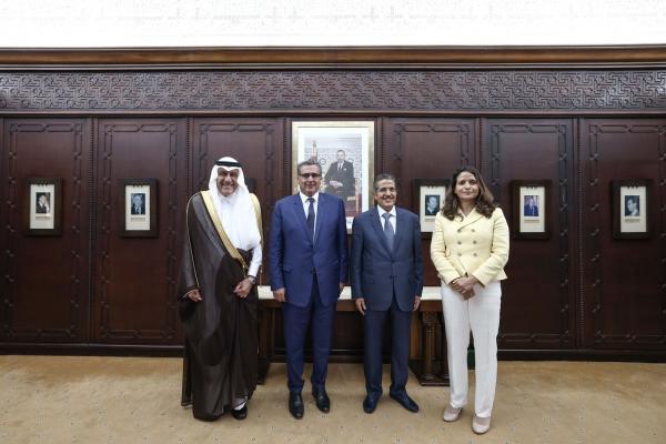أخنوش يلتقي السفير السعودي رفقة رئيس مجلس إدارة شركة "أكوا باور"