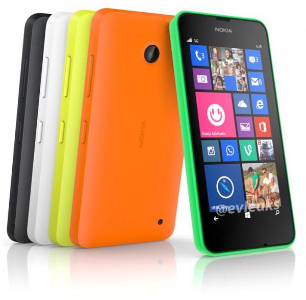 ملصق ترويجي يؤكد المواصفات التقنية للهاتف Lumia 630